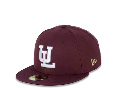 Algodoneros de Unión Laguna New Era LMB 59FIFTY 5950 Fitted Cap Hat Maroon Crown/Visor White Logo