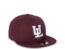 Load image into Gallery viewer, Algodoneros de Unión Laguna New Era LMB 59FIFTY 5950 Fitted Cap Hat Maroon Crown/Visor White Logo
