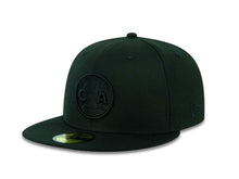 Load image into Gallery viewer, Club America New Era 59FIFTY Soccer 5950 Fitted Cap Hat All Black Crown/Visor Black Logo
