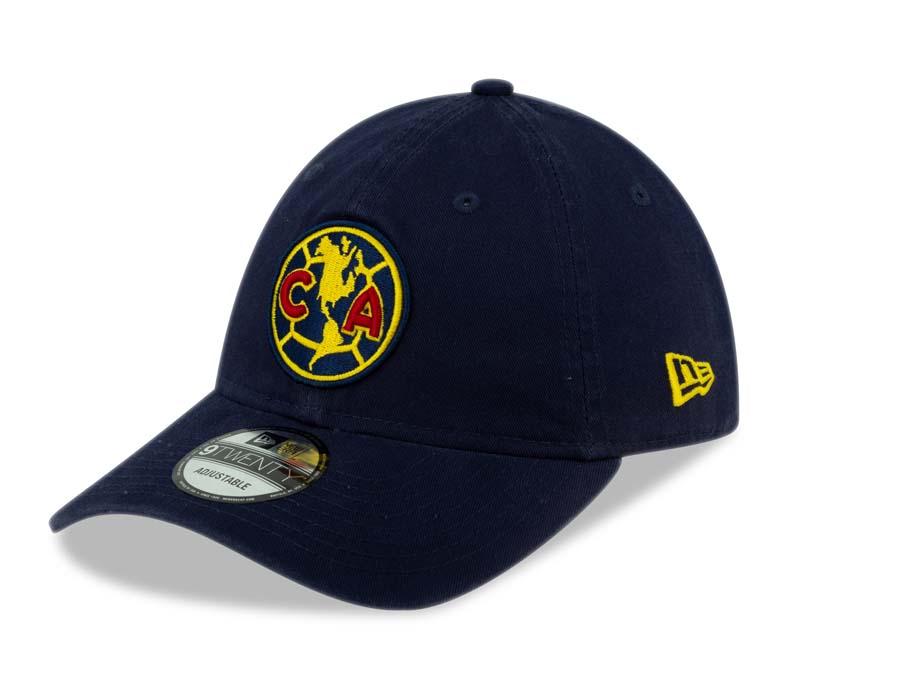 Club America New Era Soccer 9TWENTY 920 Adjustable Cap Hat Navy Crown/Visor Team Color Logo