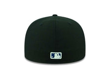 Load image into Gallery viewer, San Diego Padres New Era MLB 59FIFTY 5950 Fitted Cap Hat Black Crown/Visor Black/Royal Blue Logo 
