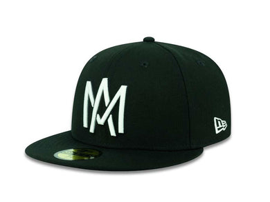 Aguilas de Mexicali New Era 9FIFTY 950 Snapback Cap Hat Black Crown/Visor White Logo