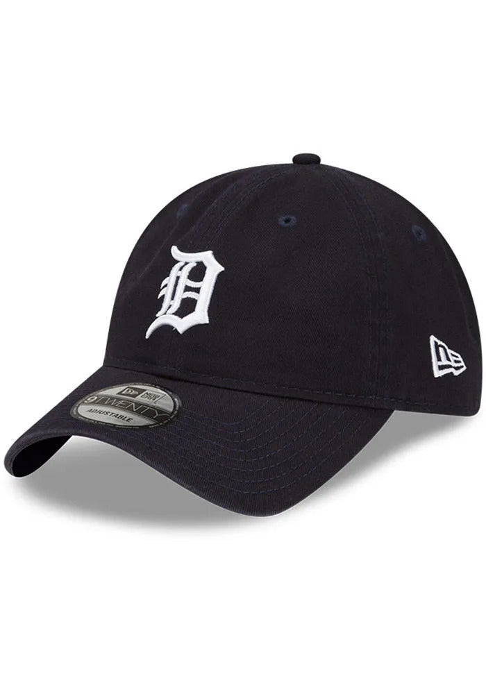 Detroit Tigers New Era MLB 9TWENTY 920 Adjustable Cap Hat Navy Crown/Visor White Logo