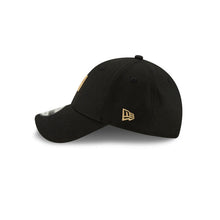 Load image into Gallery viewer, Los Angeles Football Club New Era MLS 9FORTY 940 Adjustable Cap Hat Black Crown/Visor Team Color Logo
