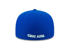 Load image into Gallery viewer, Cruz Azul New Era 59FIFTY 5950 Fitted Cap Hat Royal Blue Crown/Visor Tea Color Logo
