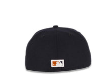 Load image into Gallery viewer, San Diego Padres New Era MLB 59Fifty 5950 Fitted Cap Hat Navy Crown/Visor Navy/White/Orange Script Logo

