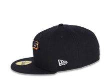 Load image into Gallery viewer, San Diego Padres New Era MLB 59Fifty 5950 Fitted Cap Hat Navy Crown/Visor Navy/White/Orange Script Logo
