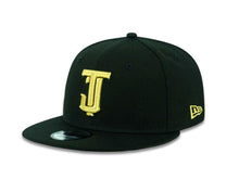 Load image into Gallery viewer, Tijuana Toros New Era LMB 9FIFTY 950 Snapback Cap Hat Black Crown/Visor Metallic Gold Logo
