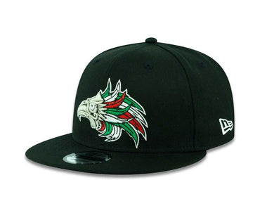 Mexico Eagle New Era WBC 9FIFTY 950 Snapback Cap Hat Black Crown/Visor