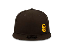 Load image into Gallery viewer, San Diego Padres New Era MLB 9FIFTY 950 Snapback Cap Hat Brown Crown/Visor Yellow Flawless Logo 
