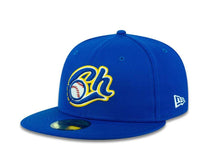 Load image into Gallery viewer, Charros de Jalisco New Era 59FIFTY 5950 Fitted Cap Hat Royal Crown/Visor Team Color Logo
