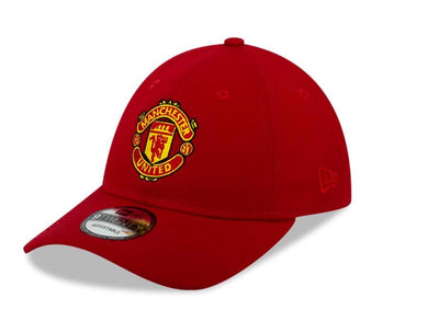 Manchester United New Era Soccer 9TWENTY 920 Adjustable Cap Hat Red Crown/Visor Team Color Logo