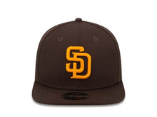 Load image into Gallery viewer, San Diego Padres New Era MLB 9FIFTY 950 Original Fit Snapback Cap Hat Brown Crown/Visor Yellow Logo
