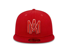Load image into Gallery viewer, Aguilas de Mexicali New Era 59FIFTY 5950 Fitted Cap Hat Red Crown/Visor Red/White Logo
