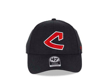 Load image into Gallery viewer, Cleveland Indians &#39;47 MLB MVP Adjustable Cap Hat Navy Crown/Visor Red/White C Cooperstown Logo

