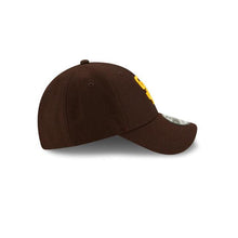 Load image into Gallery viewer, San Diego Padres New Era MLB 9FORTY 940 Adjustable Cap Hat Team Color Dark Brown Crown/Visor Yellow Logo
