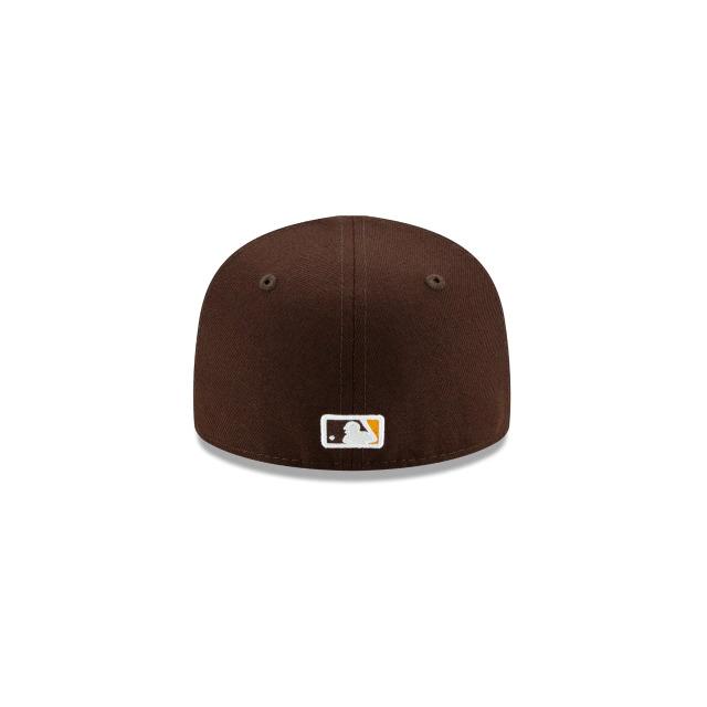 San Diego Padres LOGO BLOOM SIDE-PATCH Brown-Yellow Fitted Hat