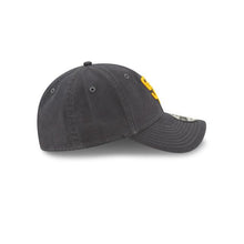 Load image into Gallery viewer, San Diego Padres New Era MLB Cap Hat Graphite Crown/Visor Yellow Logo
