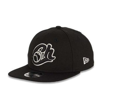 Jalisco Charros New Era Mexican Pacific League 9Fifty 950 Original Fit Snapback Cap Hat Black Crown/Visor Black/White Logo