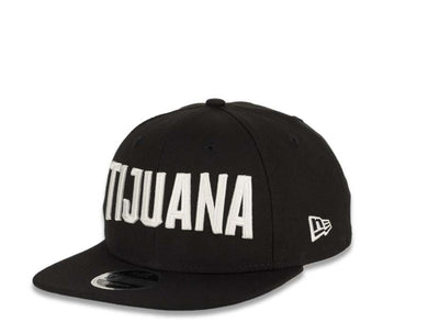 Tijuana Toros New Era Mexican Pacific League 9Fifty 950 Original Fit Snapback Cap Hat Black Crown/Visor White 
