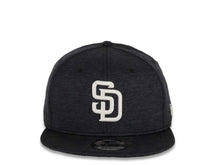 Load image into Gallery viewer, San Diego Padres New Era MLB 9FIFTY 950 Snapback Cap Hat Shadow Tech Navy Crown/Visor White Logo
