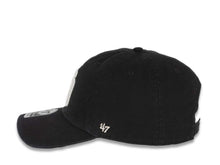 Load image into Gallery viewer, San Diego Padres &#39;47 Brand MLB Clean Up Adjustable Cap Hat Black Crown/Visor White Logo
