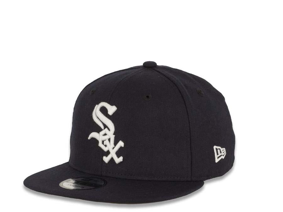 New Era MLB 9Fifty 950 Snapback Chicago White Sox Cap Hat Navy Crown White Logo