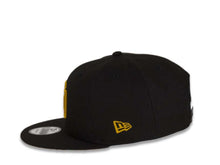 Load image into Gallery viewer, San Diego Padres New Era MLB 9FIFTY 950 Snapback Cap Hat Black Crown/Visor Yellow Logo
