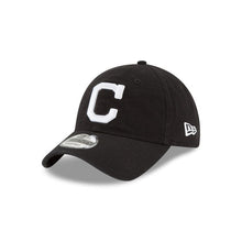 Load image into Gallery viewer, Cleveland Indians New Era MLB 9TWENTY 920 Adjustable Cap Hat Black Crown/Visor White “C” Logo 
