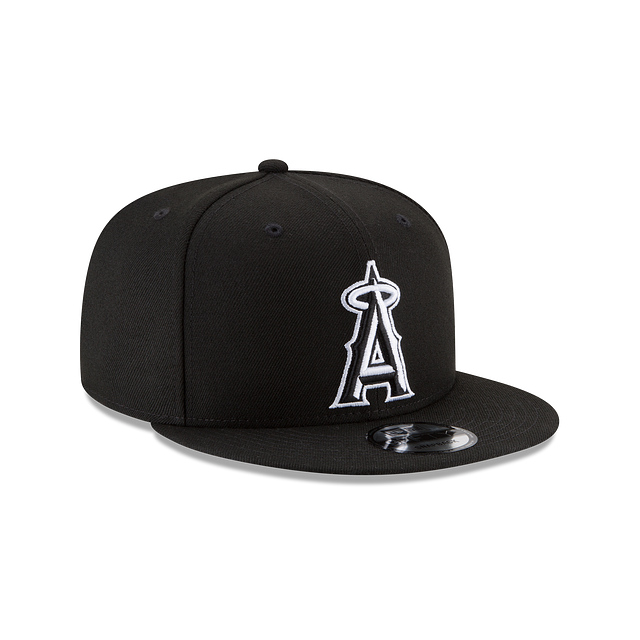 Los Angeles Angels New Era 5950 Fitted Hat - Black/White