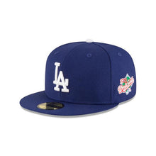 Load image into Gallery viewer, Los Angeles Dodgers New Era MLB 59Fifty 5950 Fitted Cap Hat Team Color Royal Blue Crown/Visor White Logo 1988 World Series Side Patch Gray UV
