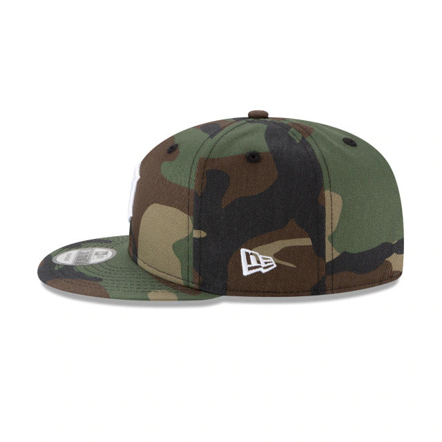 Detroit Tigers MLB 2022 Armed Forces Camo 9FIFTY Snapback Cap