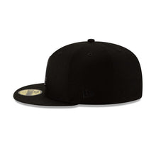 Load image into Gallery viewer, Oakland Athletics New Era MLB 59FIFTY 5950 Fitted Cap Hat Black Crown/Visor Black Logo Inside California State Map
