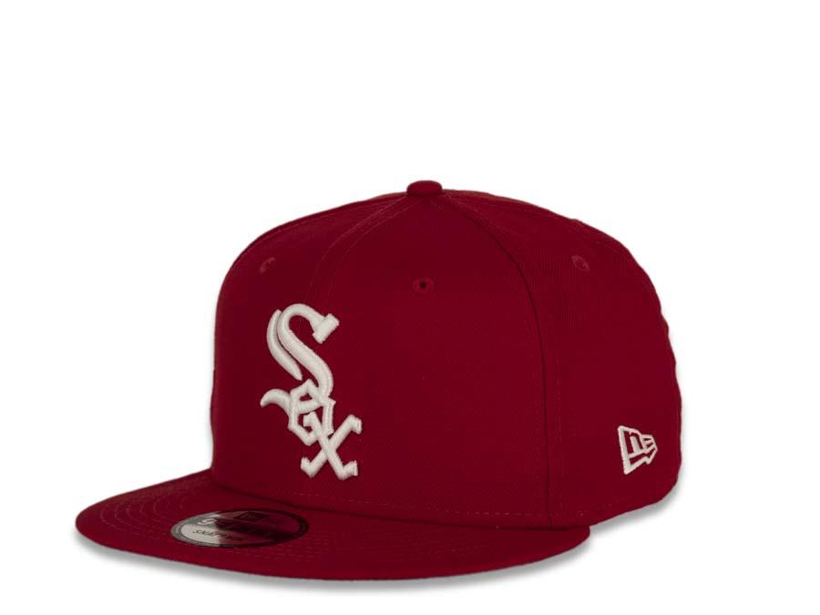 Chicago White Sox New Era MLB 9Fifty 950 Snapback Cap Hat Red Crown/Visor White Logo