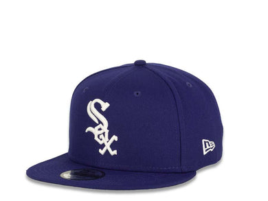 Chicago White Sox New Era MLB 9Fifty 950 Snapback Cap Hat Dark Royal Crown/Visor White Logo