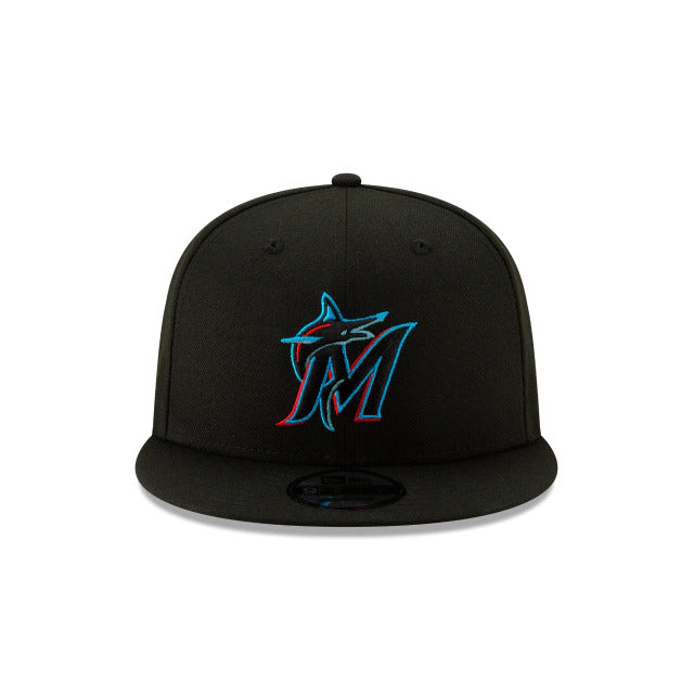 Youth) Miami Marlins New Era MLB 9FIFTY 950 Snapback Cap Hat Black Cr –  Capland