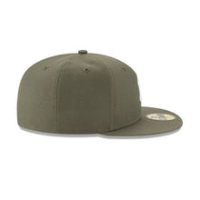 Load image into Gallery viewer, New York Yankees New Era MLB 59Fifty 5950 Fitted Cap Hat Olive Crown/Visor White Logo
