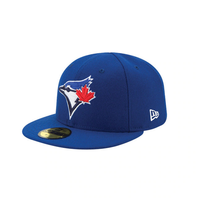 (Infant)Toronto Blue Jays New Era MLB 59FIFTY 5950 Fitted Cap Hat Royal Blue Crown/Visor Team Color Logo 