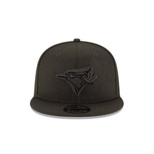 Load image into Gallery viewer, Toronto Blue Jays New Era MLB 9FIFTY 950 Snapback Cap Hat Black Crown/Visor Black Logo 
