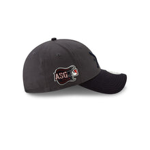 Load image into Gallery viewer, Atlanta Braves New Era MLB 9TWENTY 920 Adjustable Cap Hat Dark Gray/Black Crown/Visor Black Logo With All-Star Game Workout Side Patch
