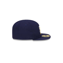Load image into Gallery viewer, (Infant) San Diego Padres New Era MLB 59FIFTY 5950 Fitted Cap Hat Navy Crown/Visor White/Yellow Logo 
