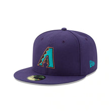 Load image into Gallery viewer, Arizona Diamondbacks New Era MLB 59FIFTY 5950 Fitted Cap Hat Purple Crown/Visor Team Color Logo 
