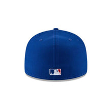 Load image into Gallery viewer, Chicago Cubs New Era MLB 59Fifty 5950 Fitted Cap Hat Royal Blue Crown/Visor Team Color Logo with World Series 2016 Side Patch
