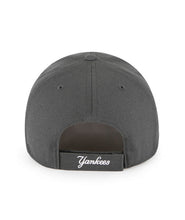Load image into Gallery viewer, New York Yankees &#39;47 MLB MVP Adjustable Cap Hat Dark Gray Crown/Visor White Logo
