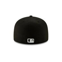 Load image into Gallery viewer, Miami Marlins New Era MLB 59FIFTY 5950 Fitted Cap Hat Black Crown/Visor Black/White Logo 
