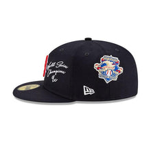 Load image into Gallery viewer, Boston Red Sox New Era MLB 59Fifty 5950 Fitted Cap Hat Navy Crown/Visor Team Color Logo with Multiple Patches (World Series Champions)
