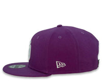 Load image into Gallery viewer, New Era MLB 9Fifty 950 Snapback San Diego Padres Cap Hat Dark Purple Crown White Logo Go Padres Side Patch Pink UV
