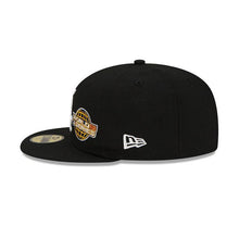 Load image into Gallery viewer, Chicago White Sox New Era MLB 59Fifty 5950 Fitted Hat Royal Black Crown/Visor White Logo with World Series Champions 2005 Patches Gray UV
