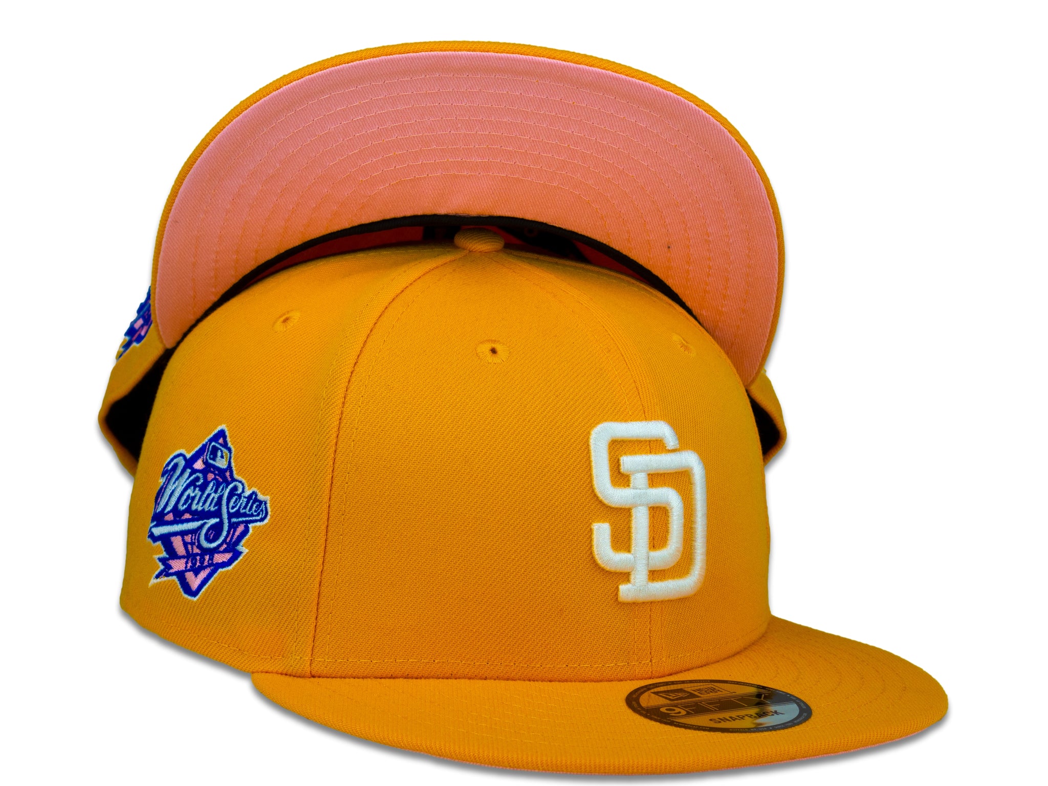(Youth) San Diego Padres New Era MLB 9FIFTY 950 Snapback Cap Hat Camo Crown Black Visor Black Logo