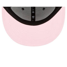 Load image into Gallery viewer, Oakland A&#39;s Athletics New Era MLB 9Fifty 950 Snapback Cap Hat Black Crown/Visor White/Pink Logo Pink UV (Team Drip)
